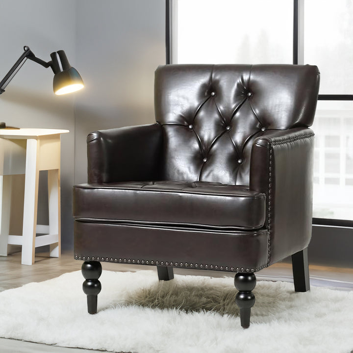 Tufted Club Chair for Living Room | Harrison Accent