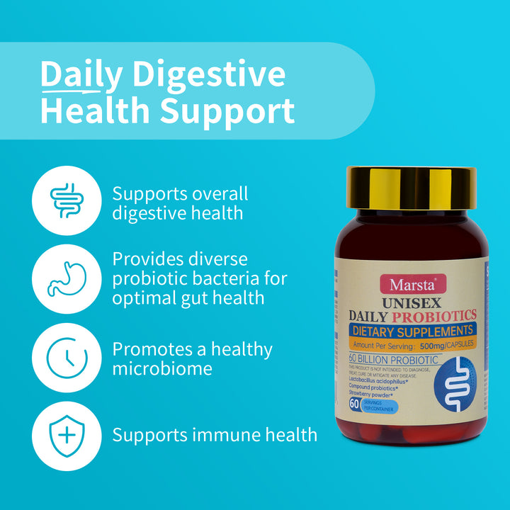 Daily Probiotic for Men & Women — 60B CFU 10 Strains