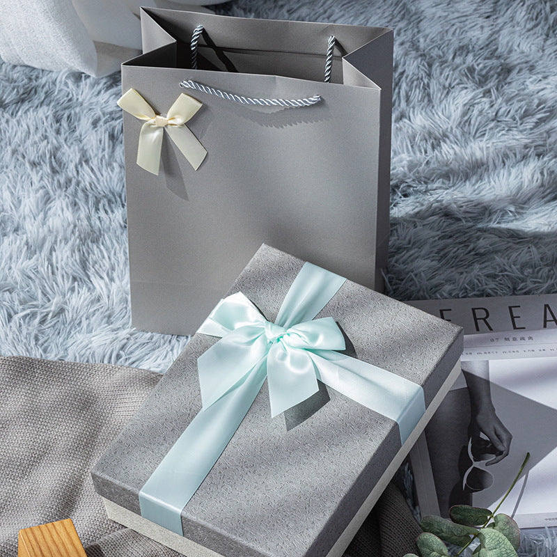 Premium Boys Birthday Gift Box with Satin Bow Ribbon