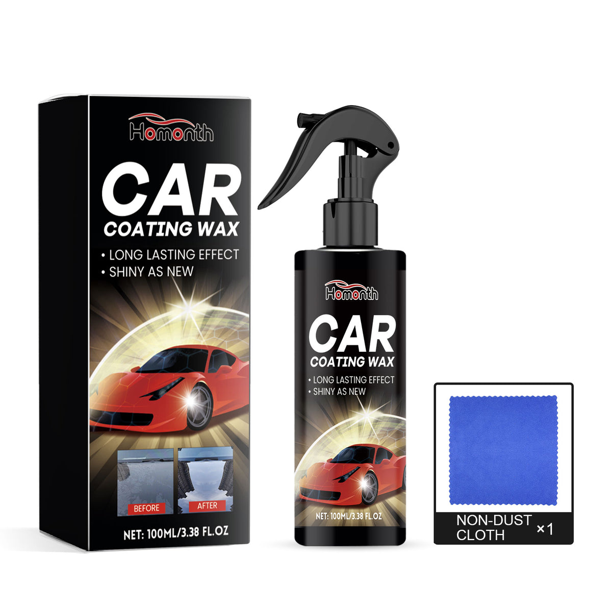 Car Coating Wax Spray for Long-Lasting Exterior Shine