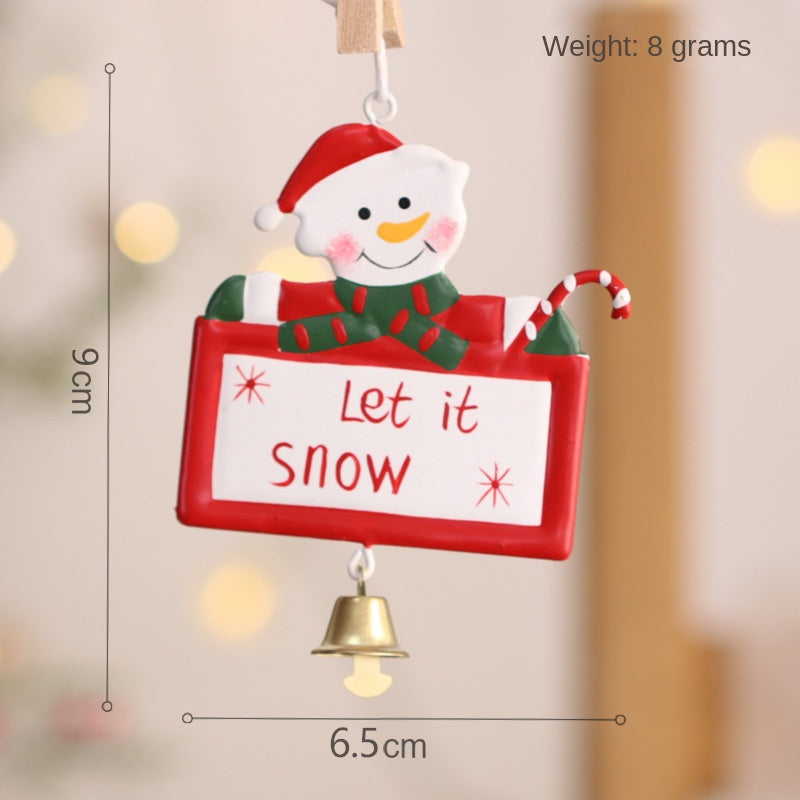 Metal Christmas Ornaments for a Whimsical Tree Display