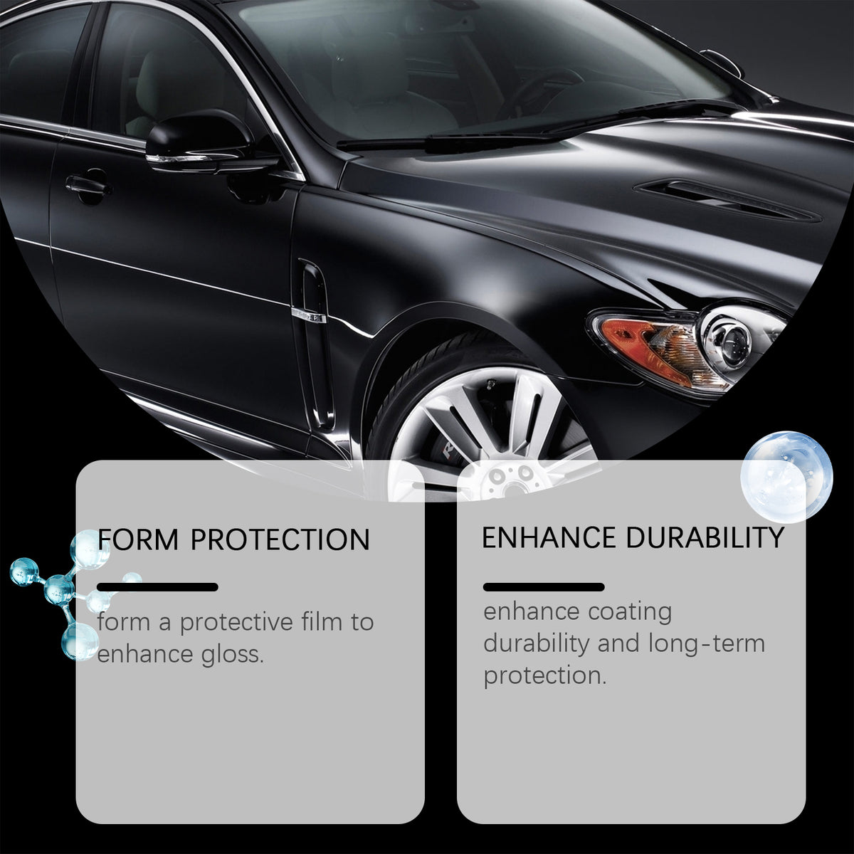 Graphene Car Wax Coating for Glossy Paint Protection