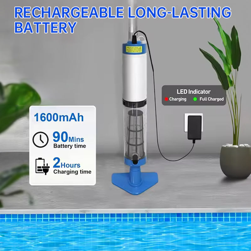 Cordless Pool Vacuum — Crystal-Clear Spa & Hot Tub Cleaning