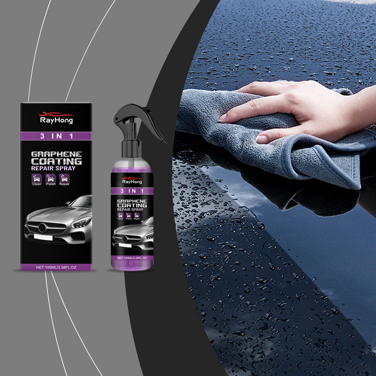 Graphene Car Coating Spray for Paint Protection Shine