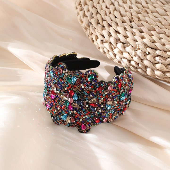 Jeweled Headband for Vintage Glamour Hair Styling