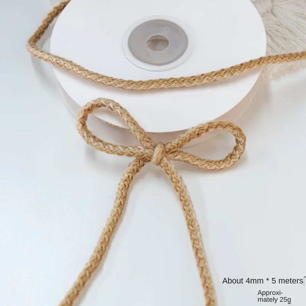 Cable Knit Christmas Ribbon for Textured Gift Bows
