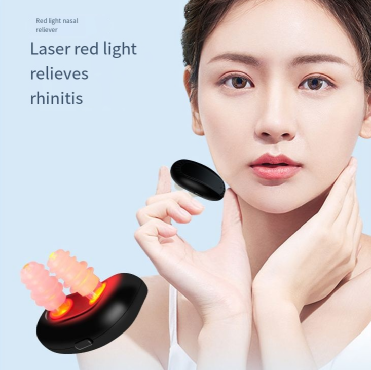 Nasal Irrigator with Infrared Light Therapy — Soothing