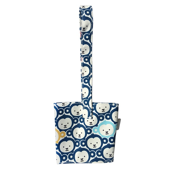 Cute Cotton Cup Carrier for Milk Tea and Juice Hands-Free