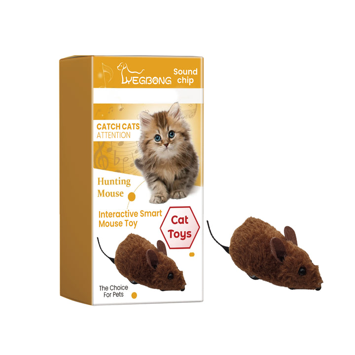 Interactive Mouse Toy for Cats With Sound & Movement