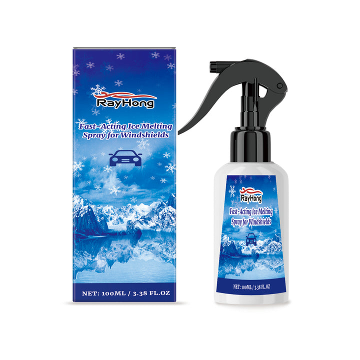Windshield De-Icer Spray for Fast Winter Ice Removal