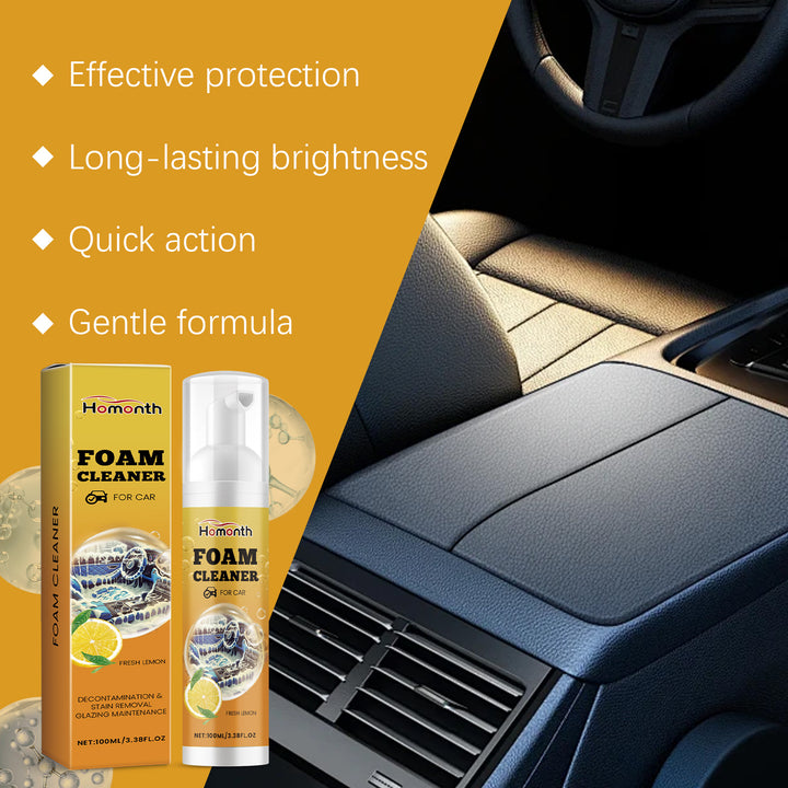Car Foam Cleaner for Interior Dirt & Stain Removal Tool