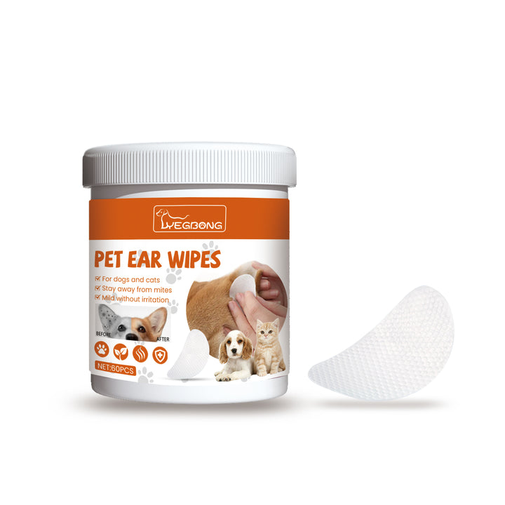Pet Ear Wipes for Dogs & Cats | Easy Ear Cleaning