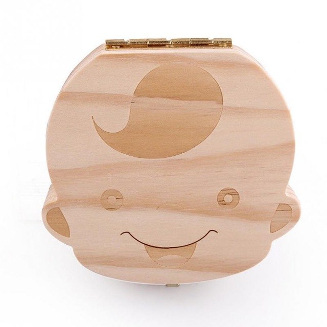 Wooden Baby Tooth Keepsake Box for Lasting Memories