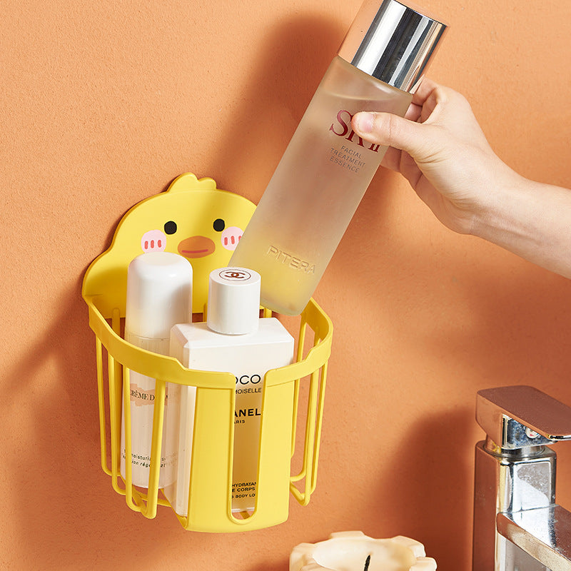 Punch-Free Wall Tissue Box Holder with Cute Chick Design