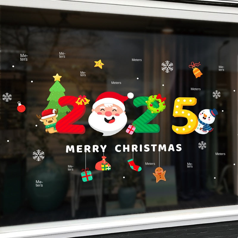 Christmas Window Cling Stickers for Festive Displays