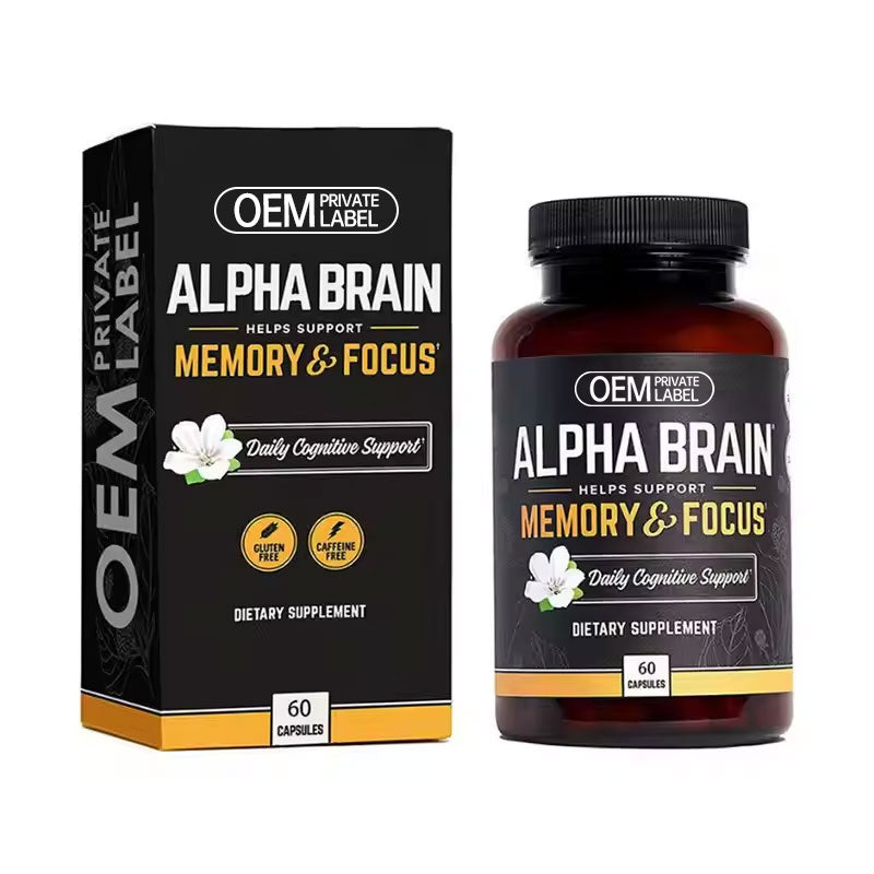 Alpha Brain Nootropic Supplement — Sharper Memory & Focus