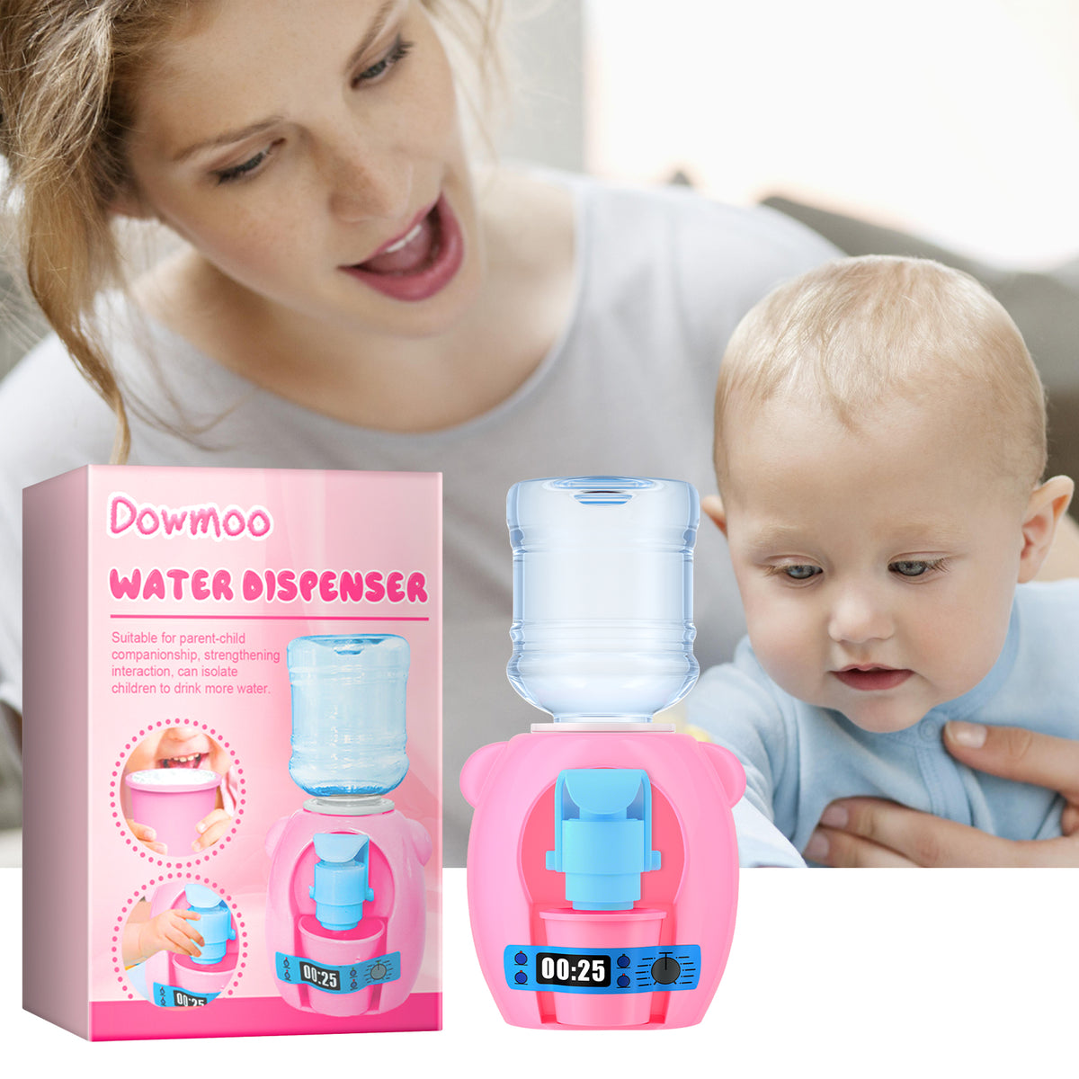 Kids Mini Water Dispenser Toy for Playful Hydration