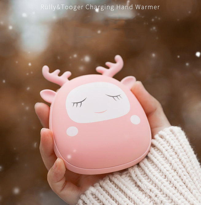 Rechargeable Deer Hand Warmer and 4000mAh Power Bank