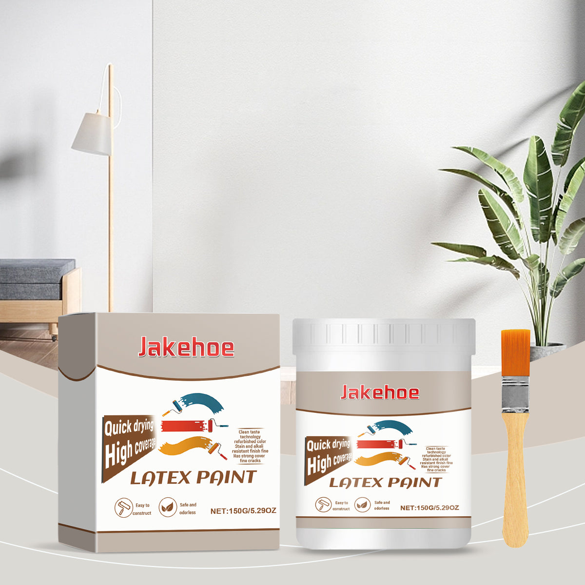 Interior Wall Repair Paint for Quick Stain Cover