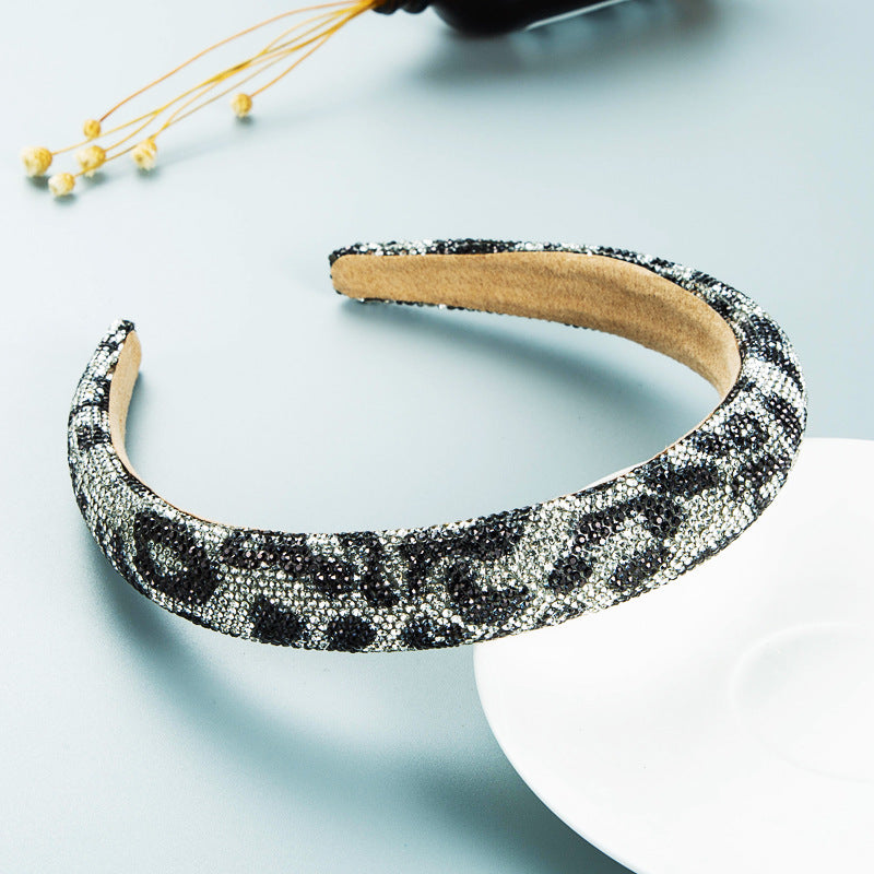 Wide Rhinestone Headband for Glamorous Statement Style