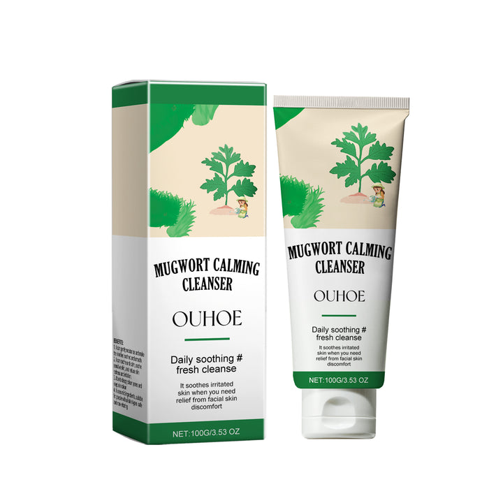 OUHOE Mugwort Calming Cleanser — Soothes & Balances in One
