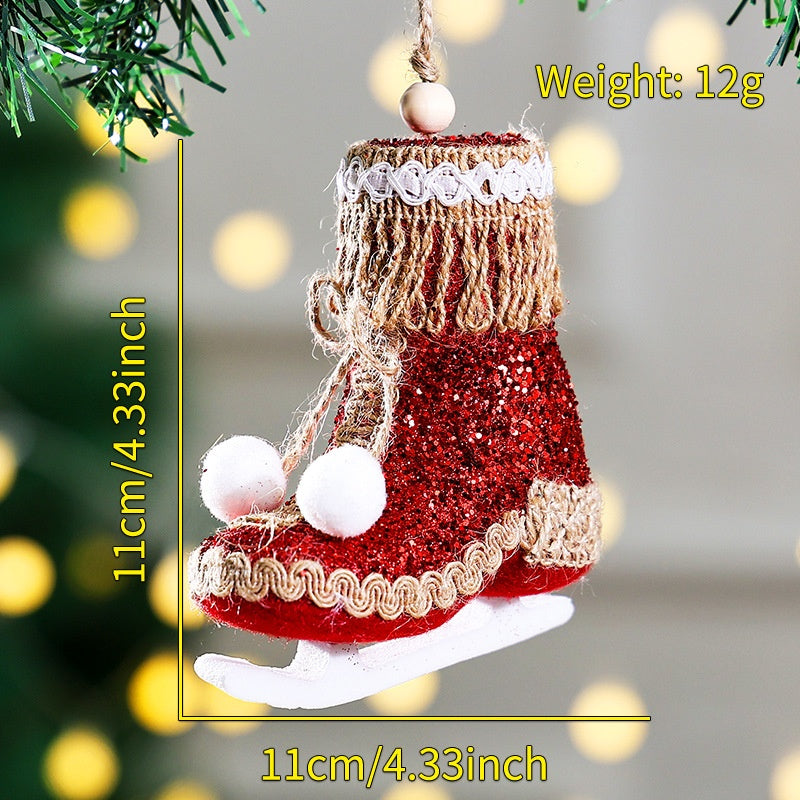 Pink Owl Christmas Tree Ornament With Festive Bell