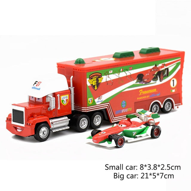 Disney Pixar Cars Toy Set: Compact Racing Playtime