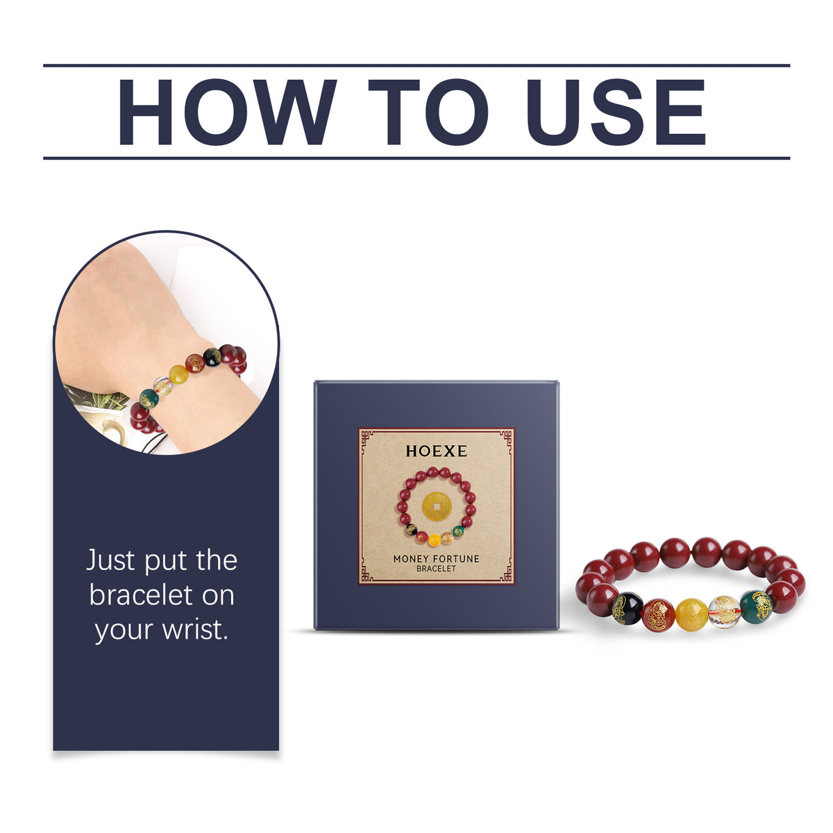Fortune Bracelet: Red Gold Beaded Good Luck Jewelry