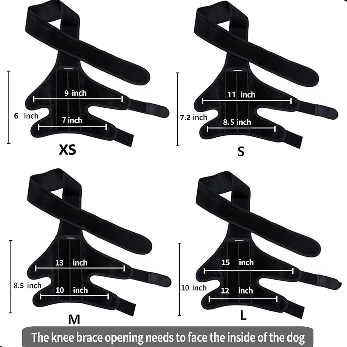 Adjustable Dog Knee Brace for Injury Recovery Support