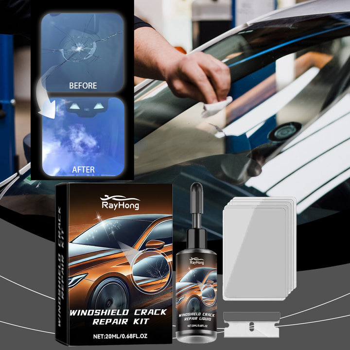 Windshield Repair Kit for Small Cracks and Clearer Glass