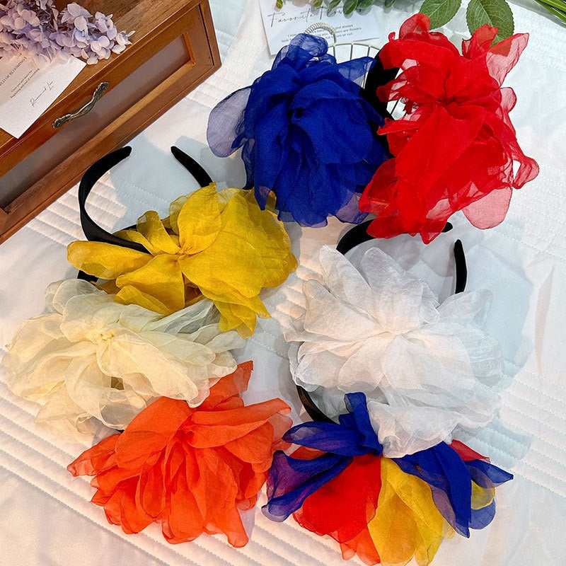 Handmade Floral Headband for Instant Outfit Elevation