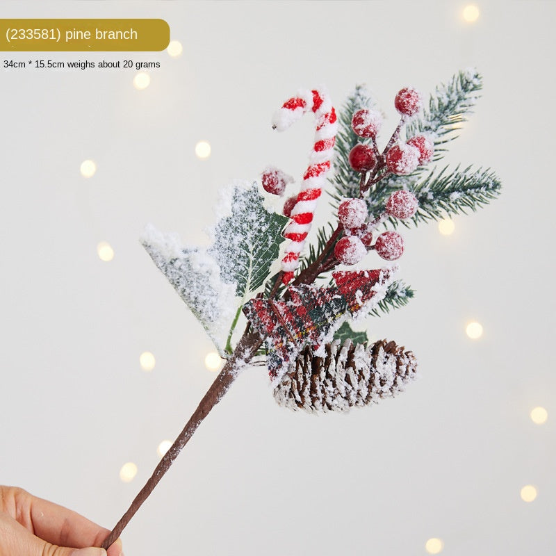Christmas Pine Branch Decoration for Festive Displays