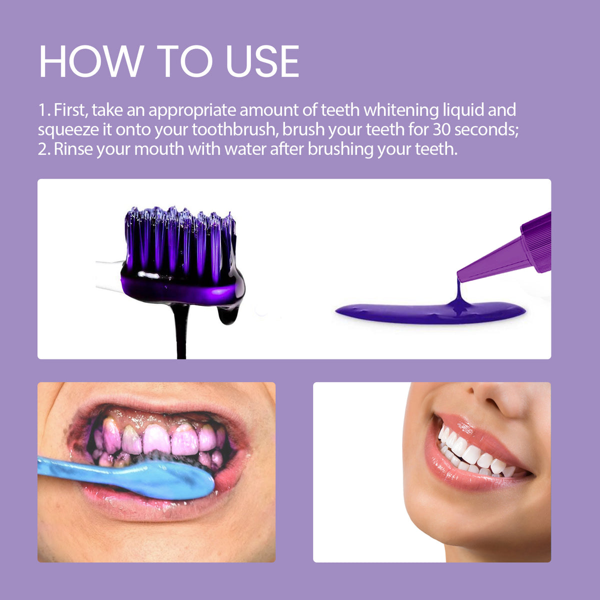Purple Teeth Corrector for Brighter-Looking Smiles