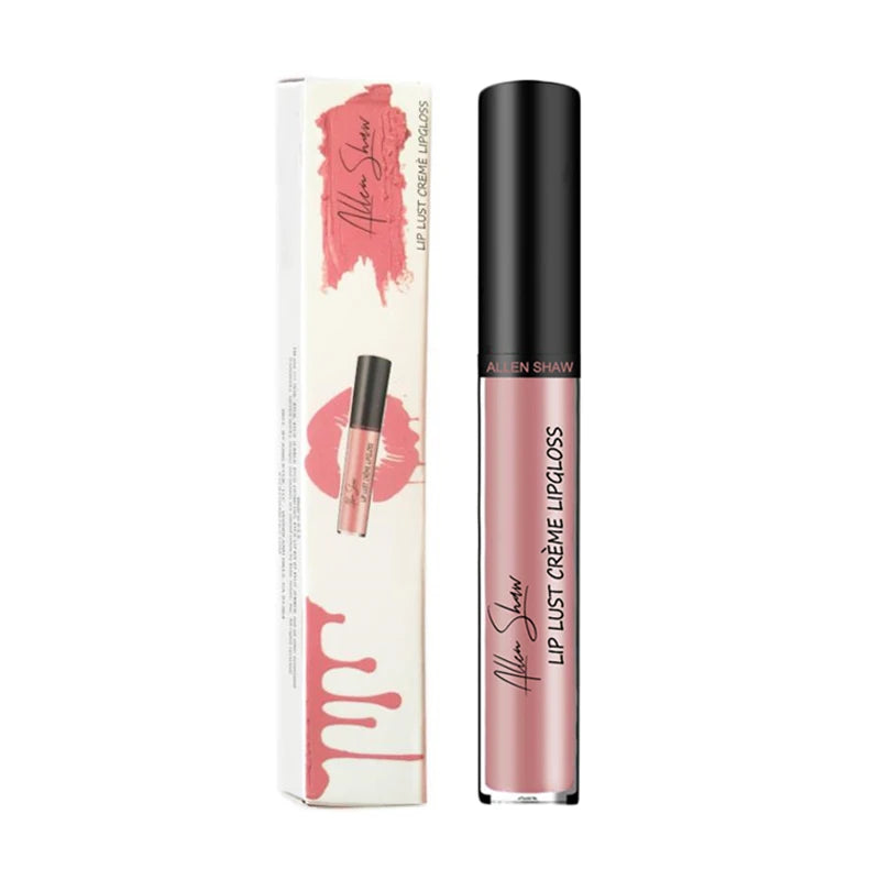 Nude Shiny Glitter Lip Gloss — Long-Lasting Liquid Glaze