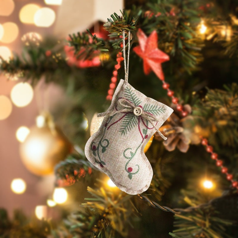 Linen Christmas Ornaments for a Cozy Farmhouse Tree