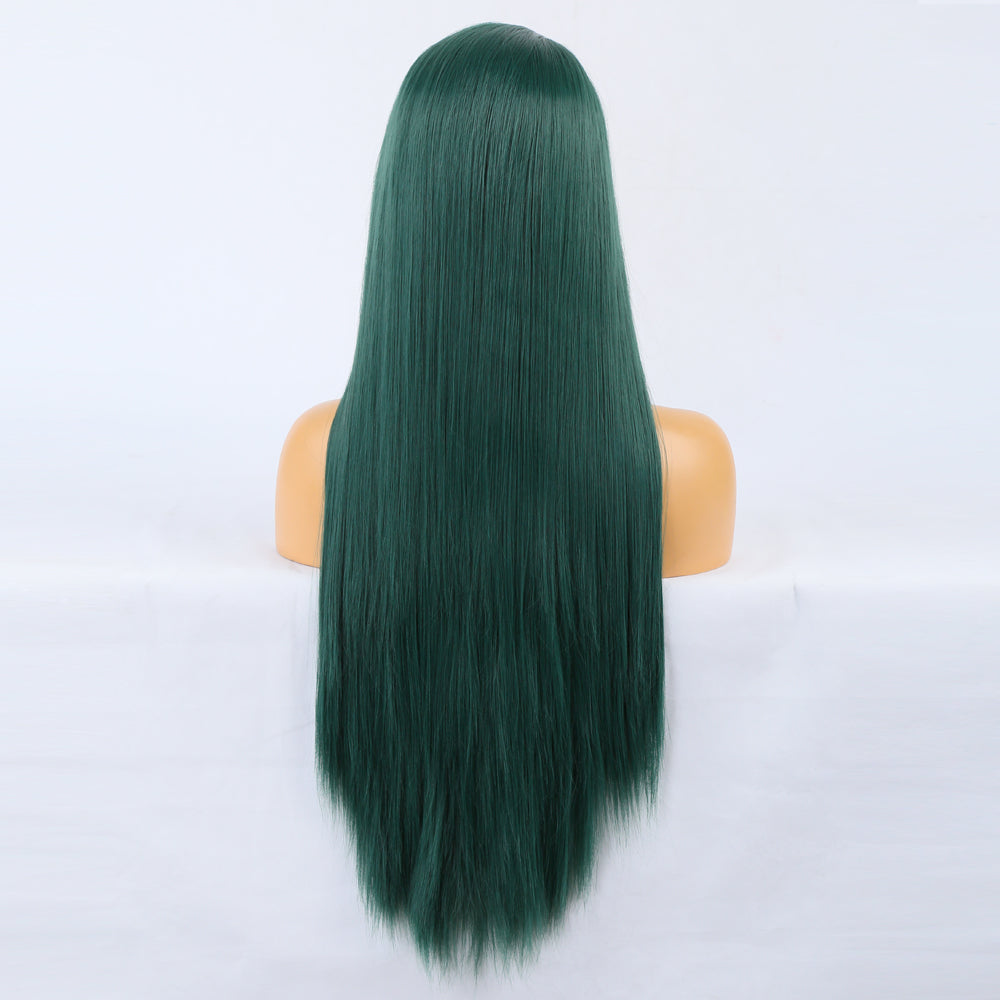 Long Teal Lace Front Wig for Instant Dramatic Length