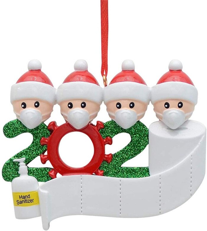 Personalized Quarantine Christmas Ornament Keepsake