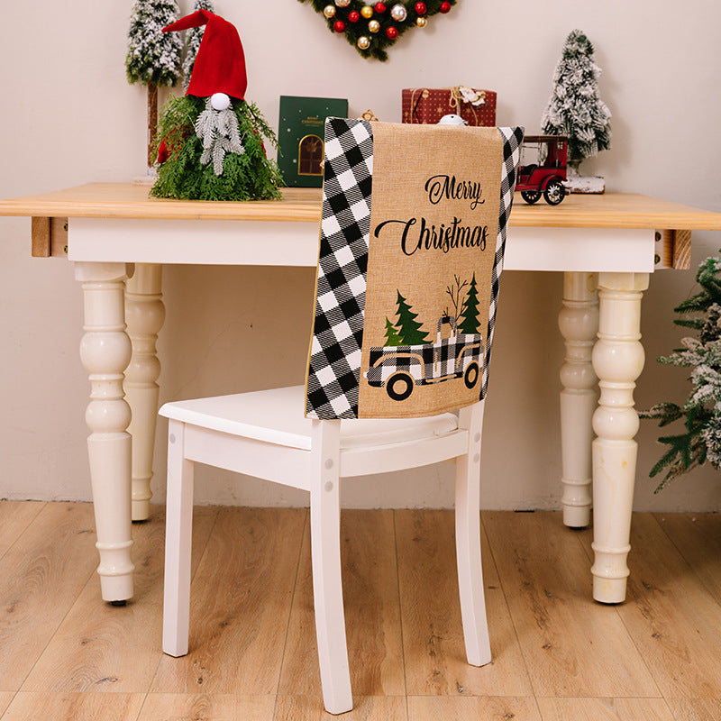 Christmas Chair Covers for Festive Farmhouse Decor