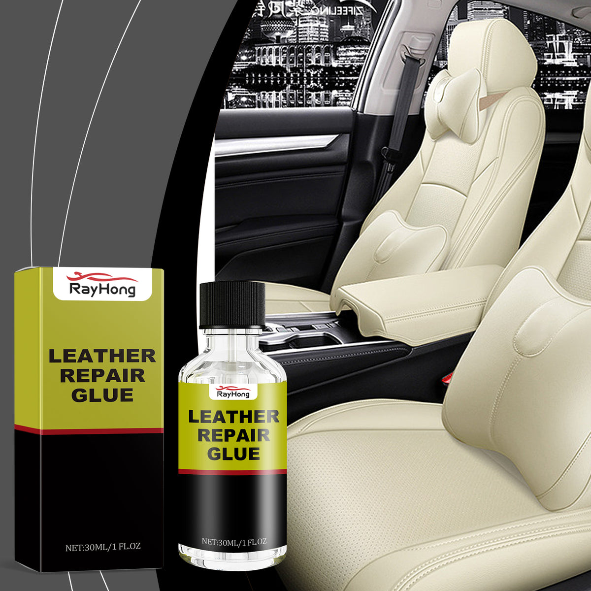 Automotive Leather Repair Glue for Scratches & Cracks