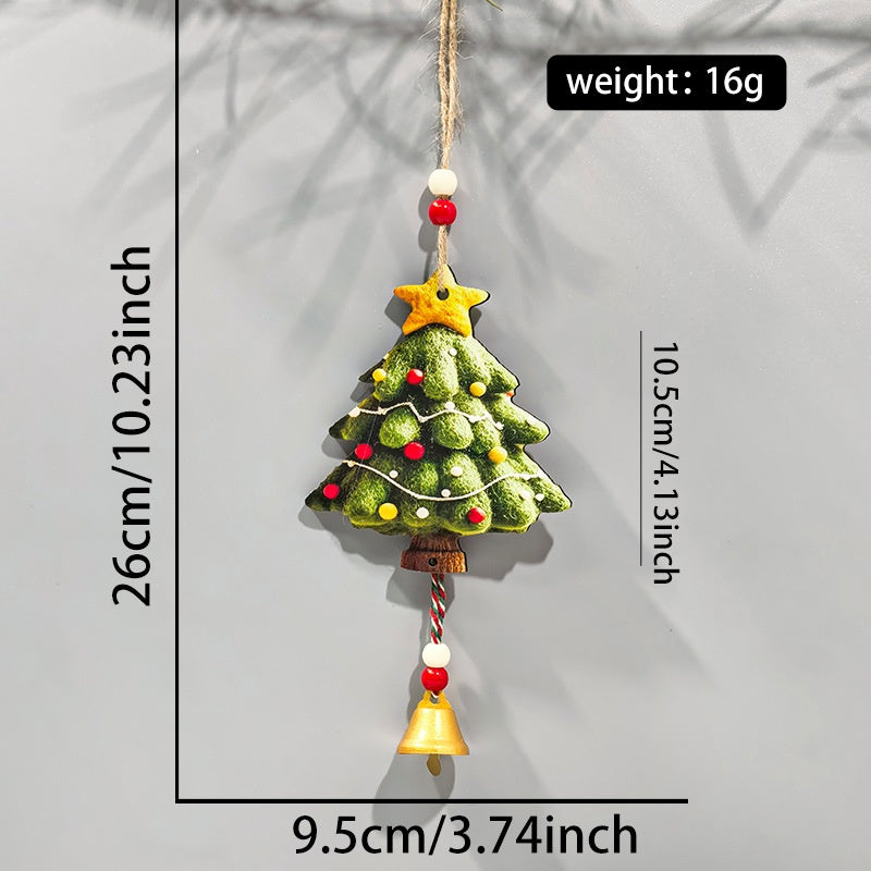 Wooden Christmas Ornaments for Cheerful Tree Charm
