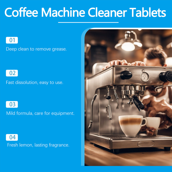 Coffee Machine Cleaning Tablets for Deep Cleaning