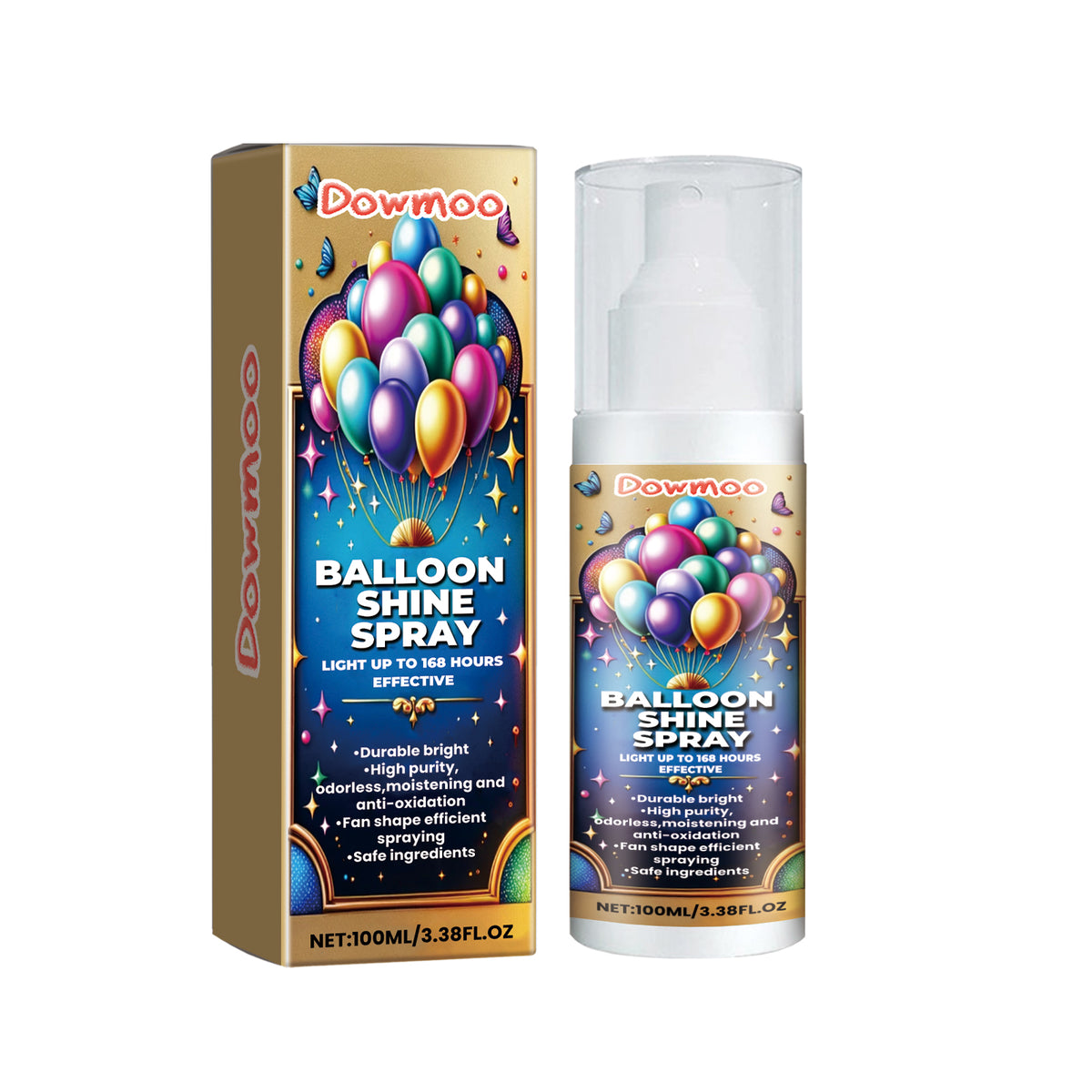 Balloon Gloss Spray for Long-Lasting Celebration Shine