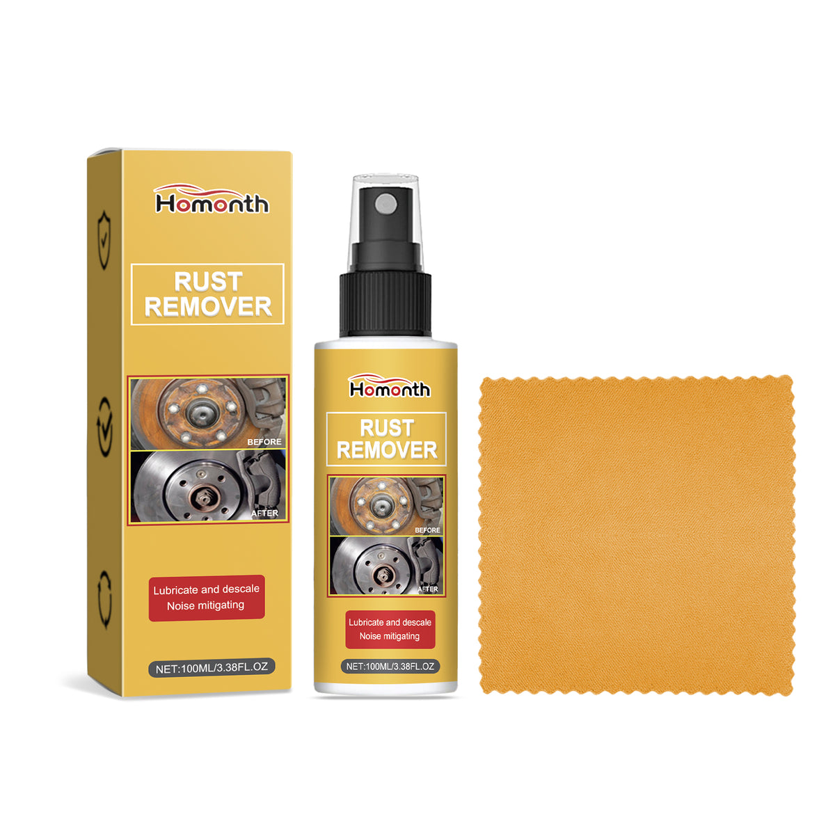 Automotive Rust Remover Spray for Cleaner Surfaces