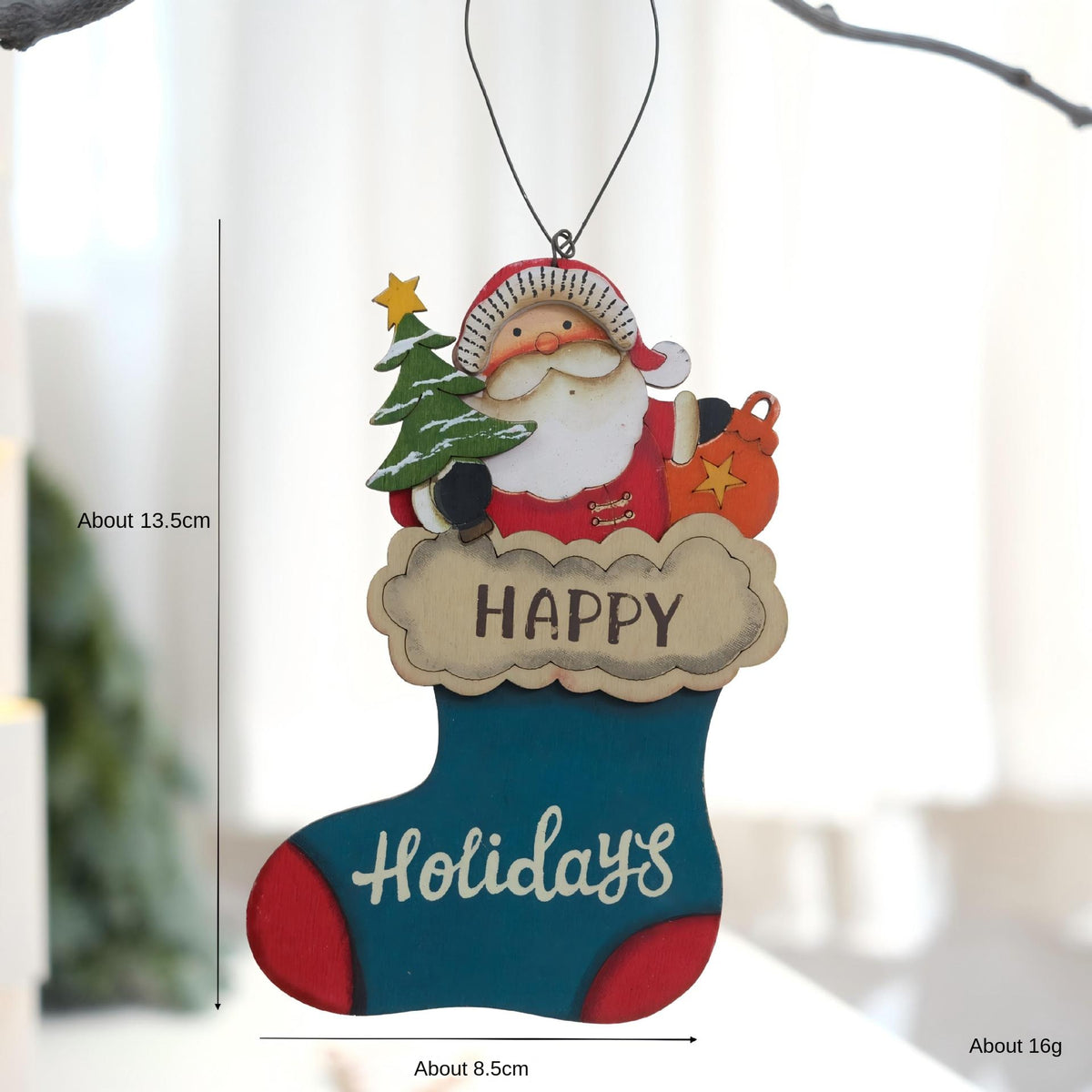 Wooden Christmas Ornaments for Vintage Holiday Cheer