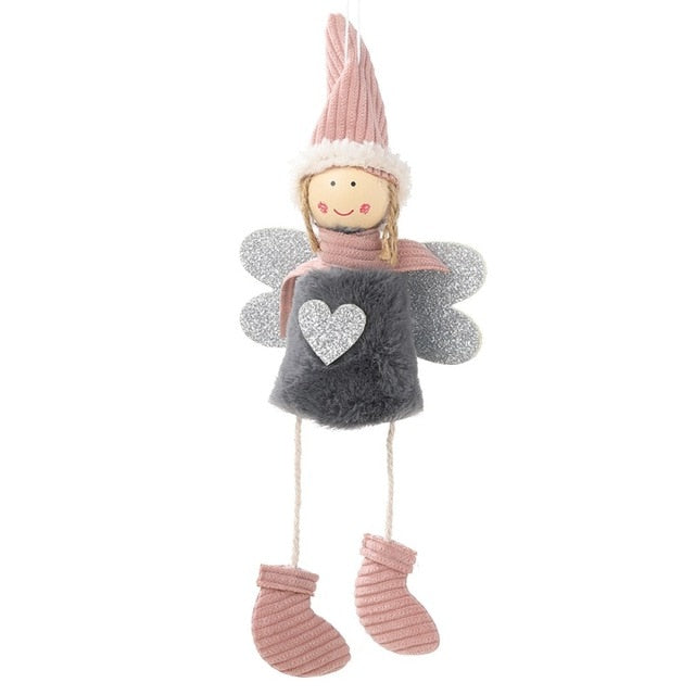 Plush Angel Christmas Ornaments For Cozy Tree Decor