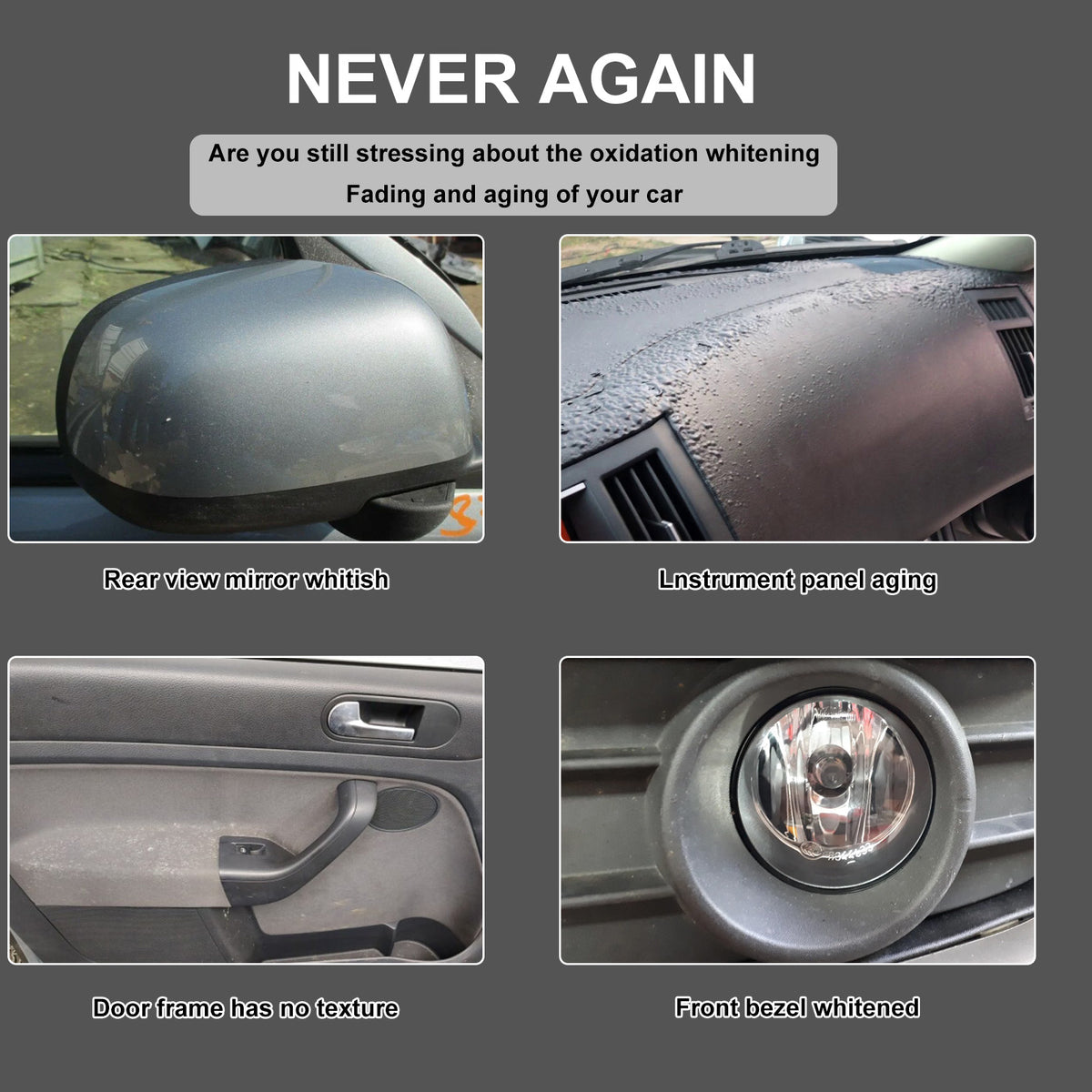 Wash-Free Polish Spray for Dashboard, Trim & Tires