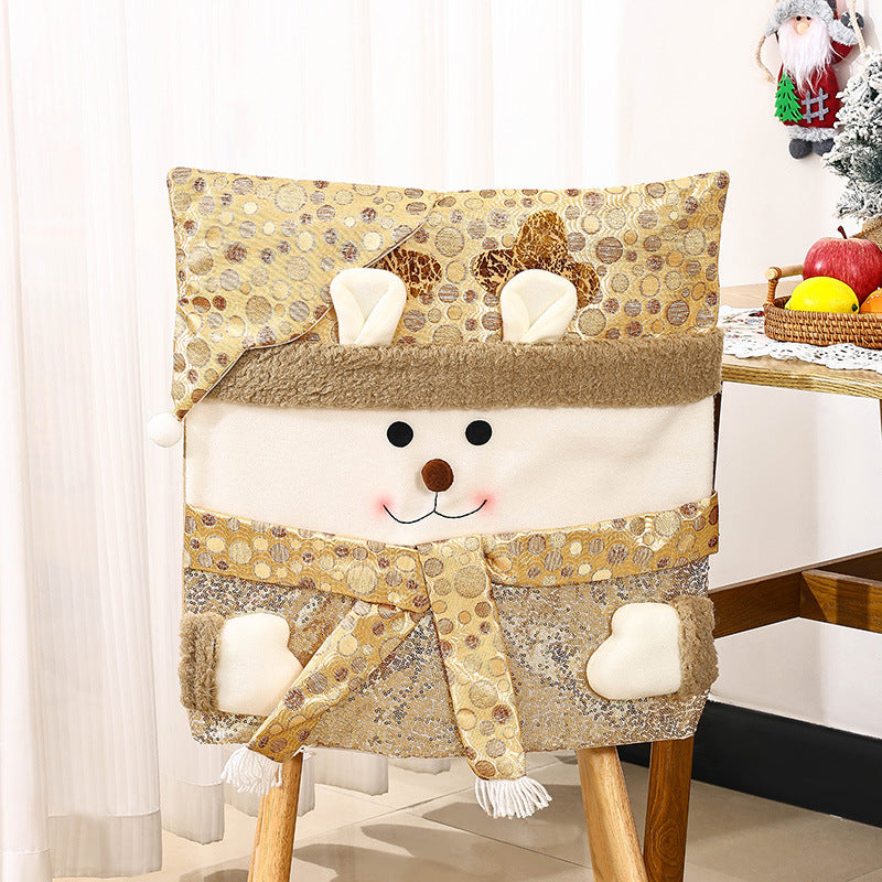 Christmas Chair Covers: Santa & Snowman Dining Decor