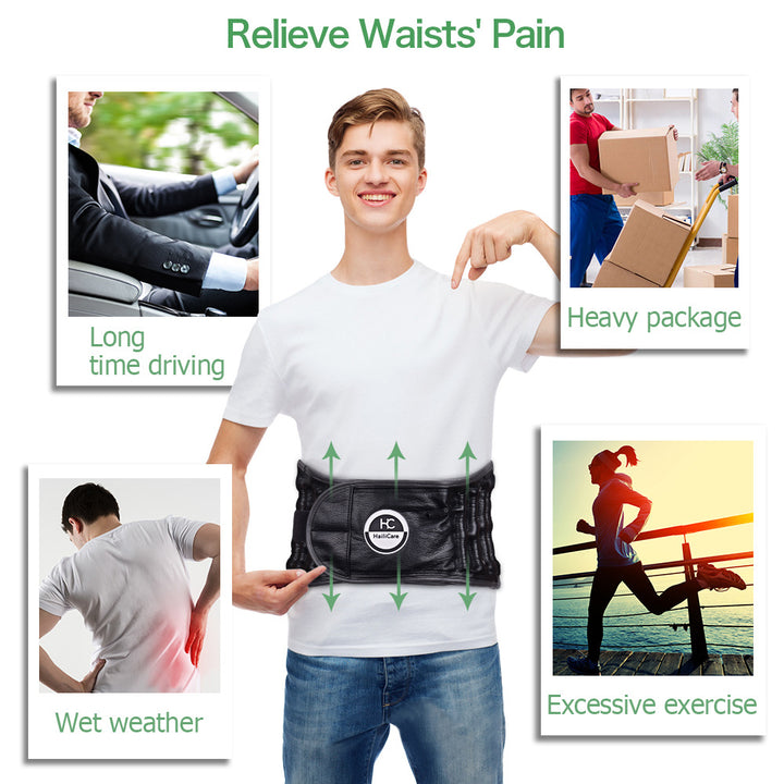 Lumbar Traction Belt — Inflatable Decompression for Back