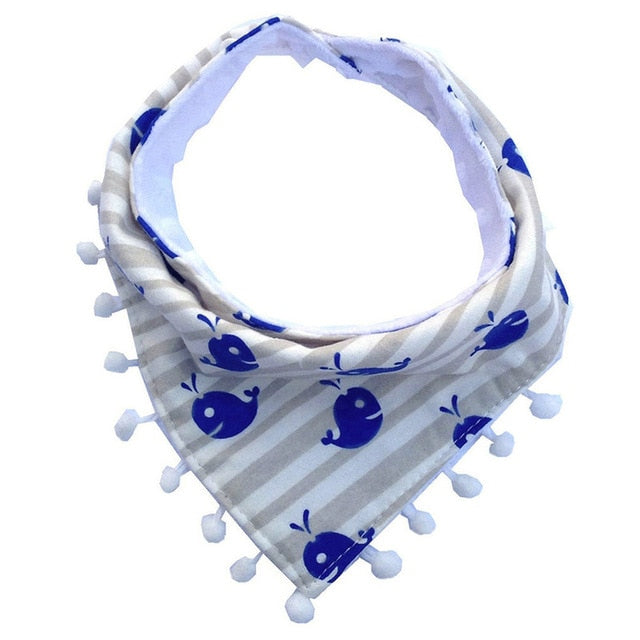 Cotton Waterproof Baby Bibs for Drool & Feeding Messes