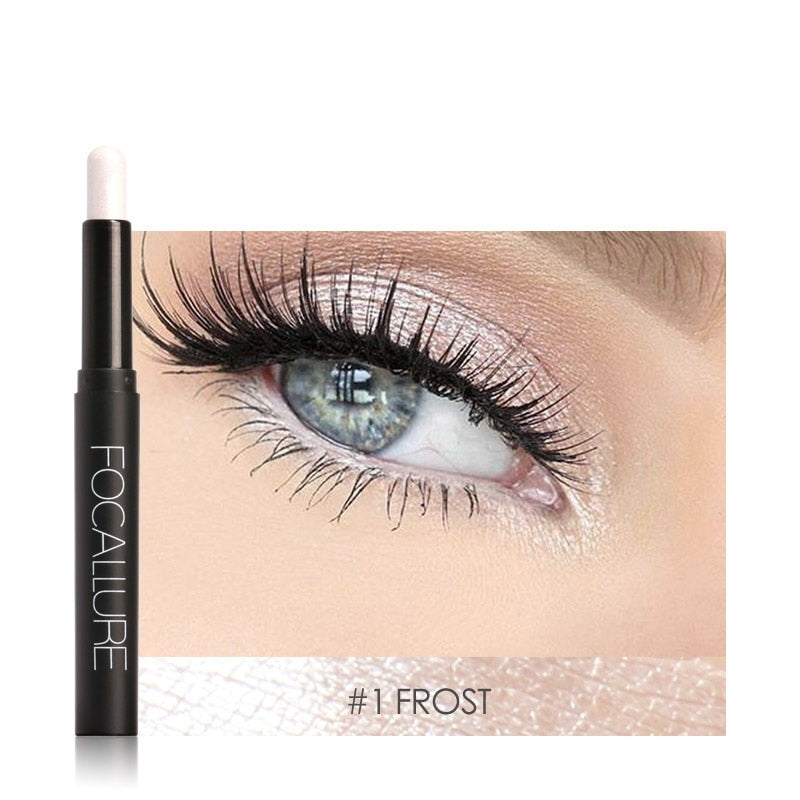 12-Color Shimmer Eyeshadow Pencil Set for Quick Looks